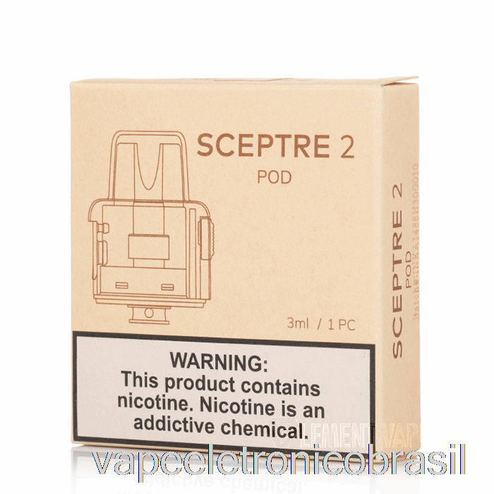 Vape Recarregável Innokin Scepter 2 Cápsulas De Reposição 3ml Pod + 2 Bobinas